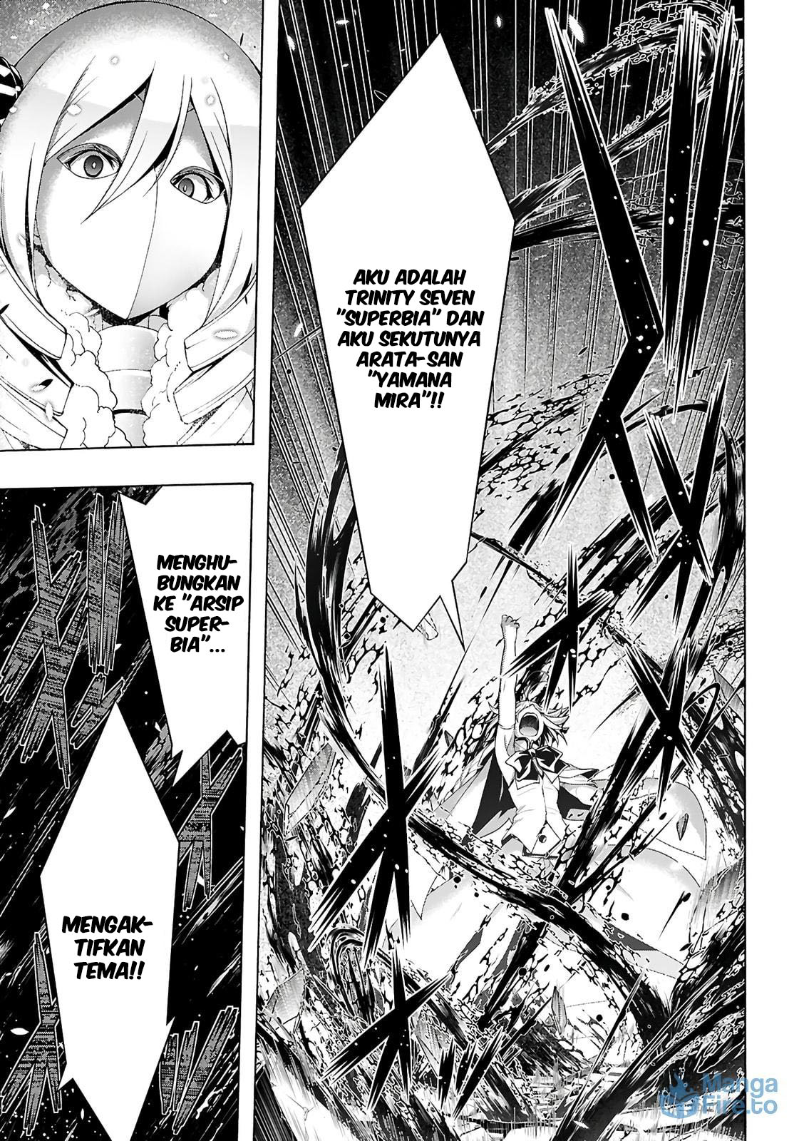 Trinity Seven chapter 157 halaman 24