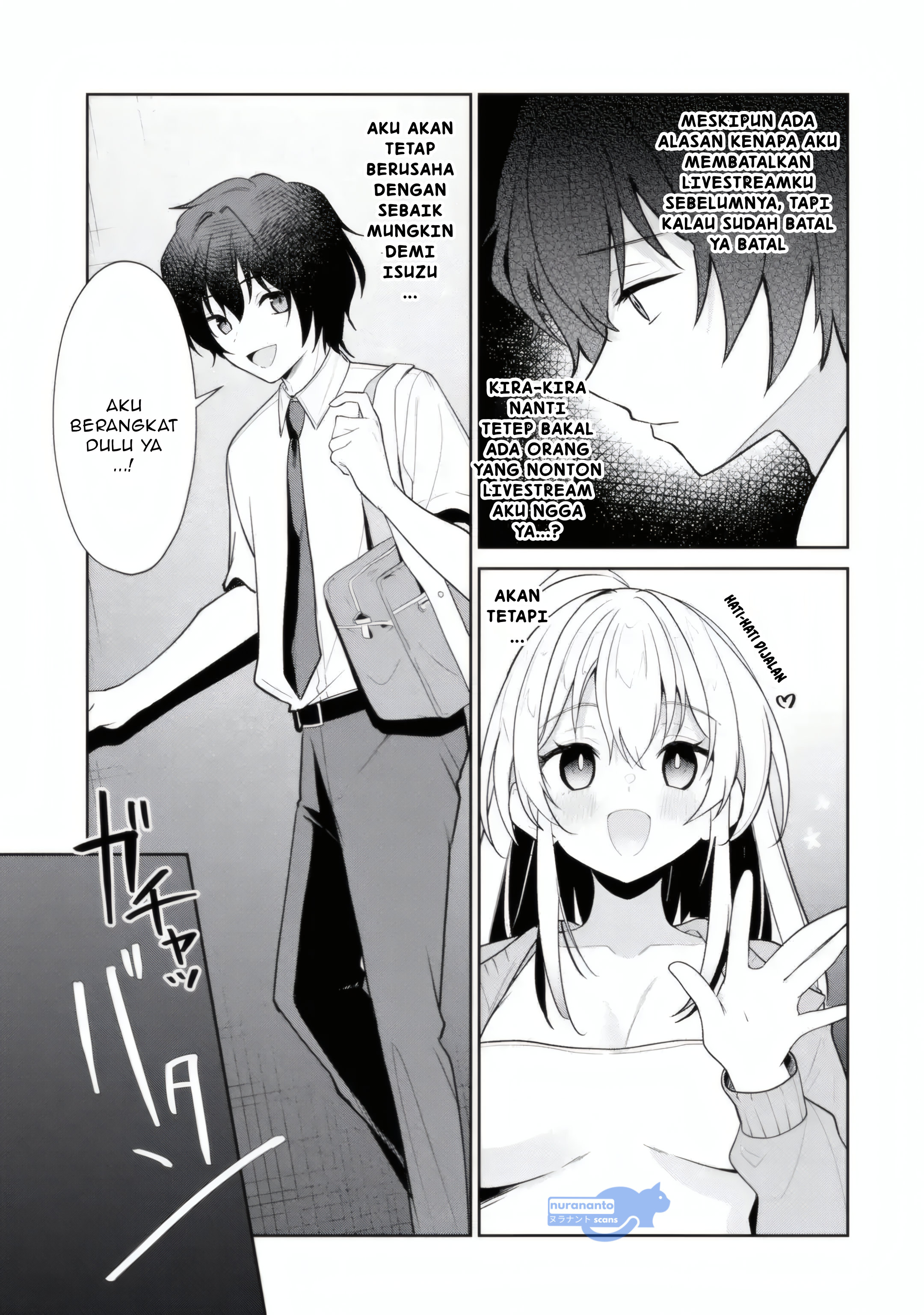 Yuumei VTuber no Ani Dakedo, Nazeka Ore ga Yuumei ni Natteita chapter 14.1 halaman 4